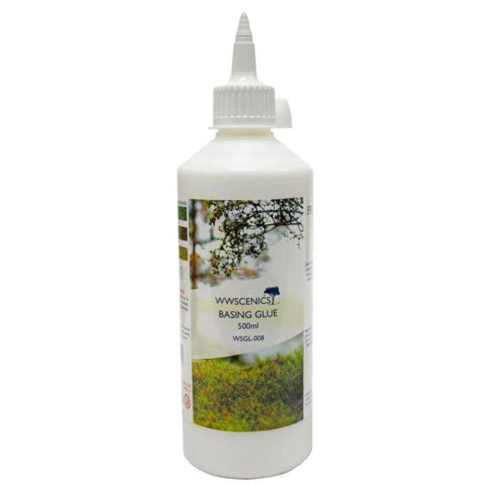 WWScenics WSGL-008 Static Grass Basing Glue - 500 ml. Bottle