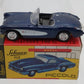 Schuco 713 Piccolo Blue Navy and White Mercedes 190 SL Convertible