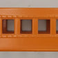 Lionel 753-45 O Gauge Orange Streamliner Passenger Car Shell w/ Gray Roof