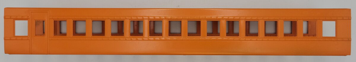 Lionel 753-45 O Gauge Orange Streamliner Passenger Car Shell w/ Gray Roof