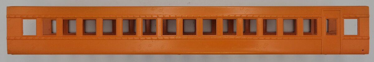 Lionel 753-45 O Gauge Orange Streamliner Passenger Car Shell w/ Gray Roof