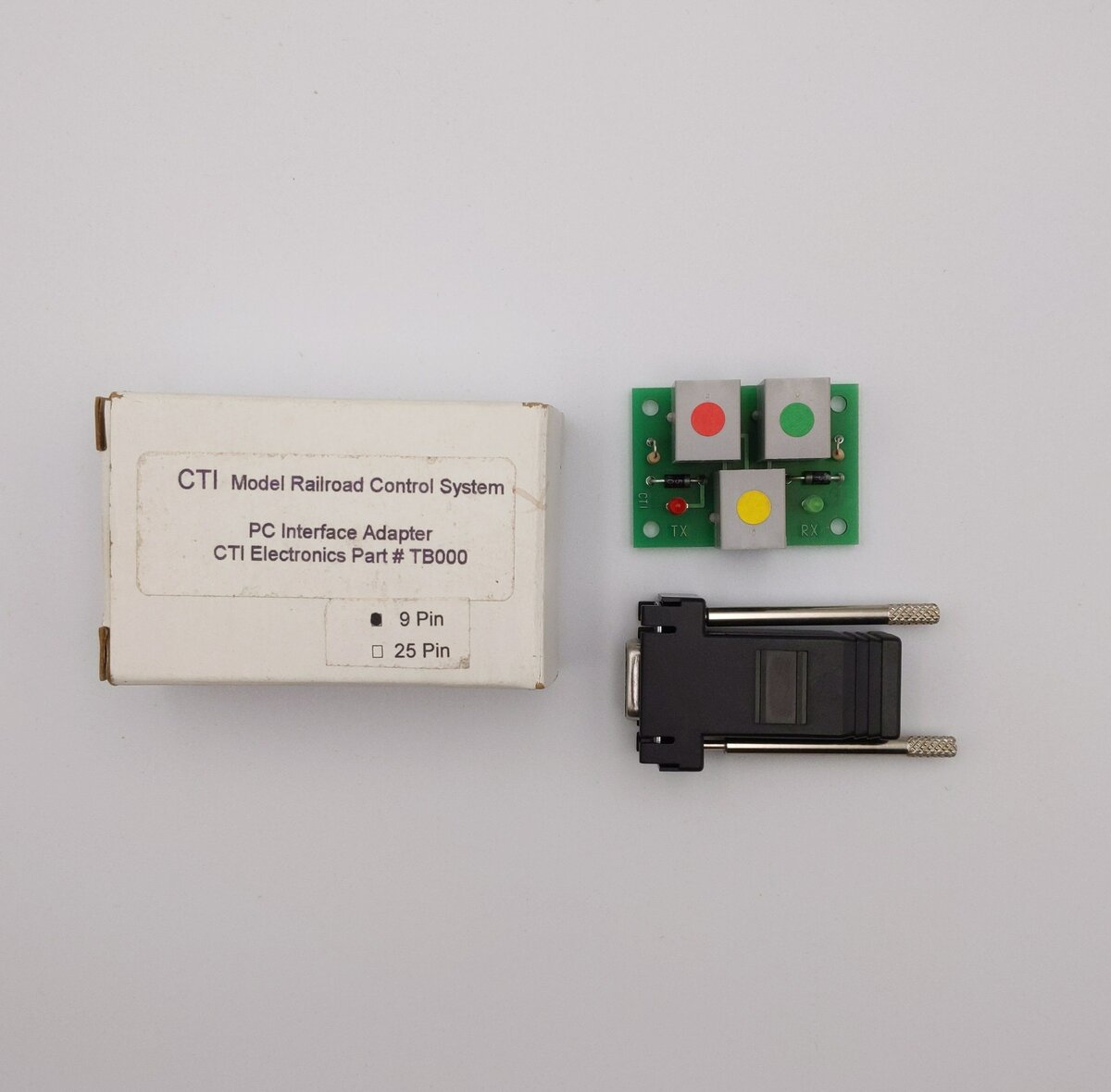 CTI Electronics TB000 PC Interface 9-Pin American Railroad Control Adapter