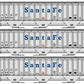 Accurail 8071 HO Scale Santa Fe PS-4750 Covered Hopper Kit (Set of 3)