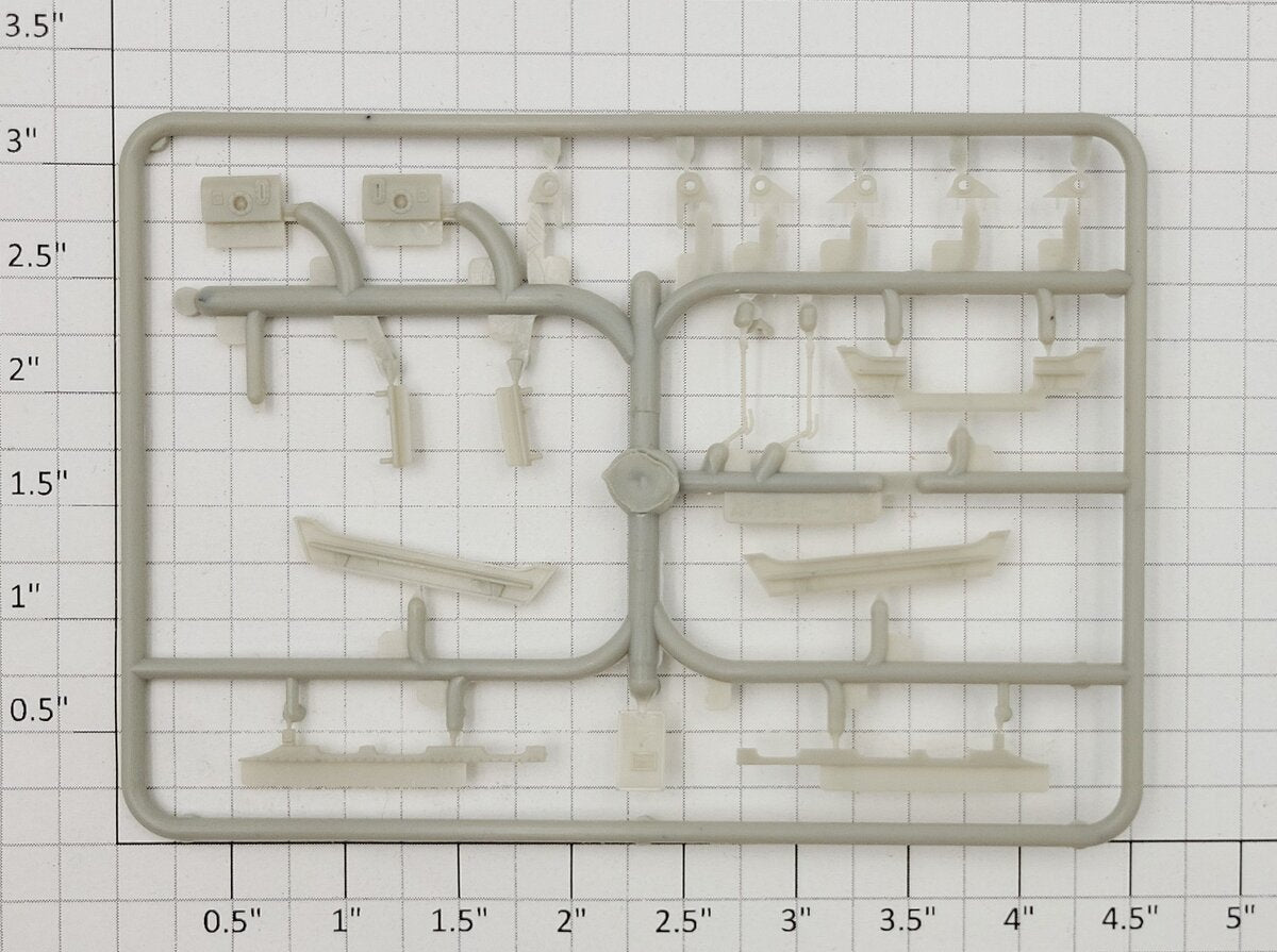 Athearn 46128 HO Unpainted GP40-2 Diesel Trim Kit