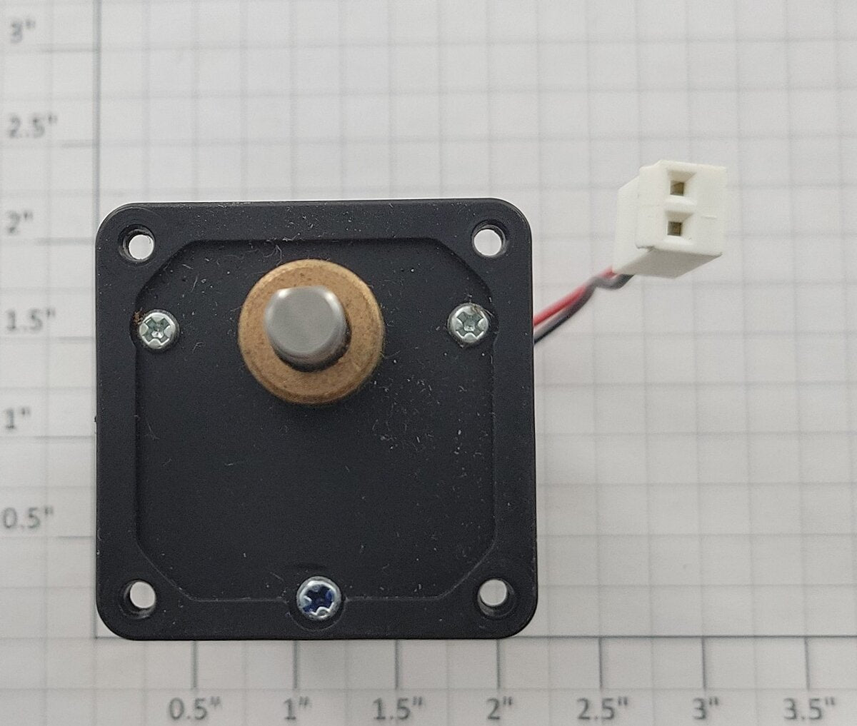 Maxon 410400380000231 12-Volt DC Motor with Offset Gearbox, Wired