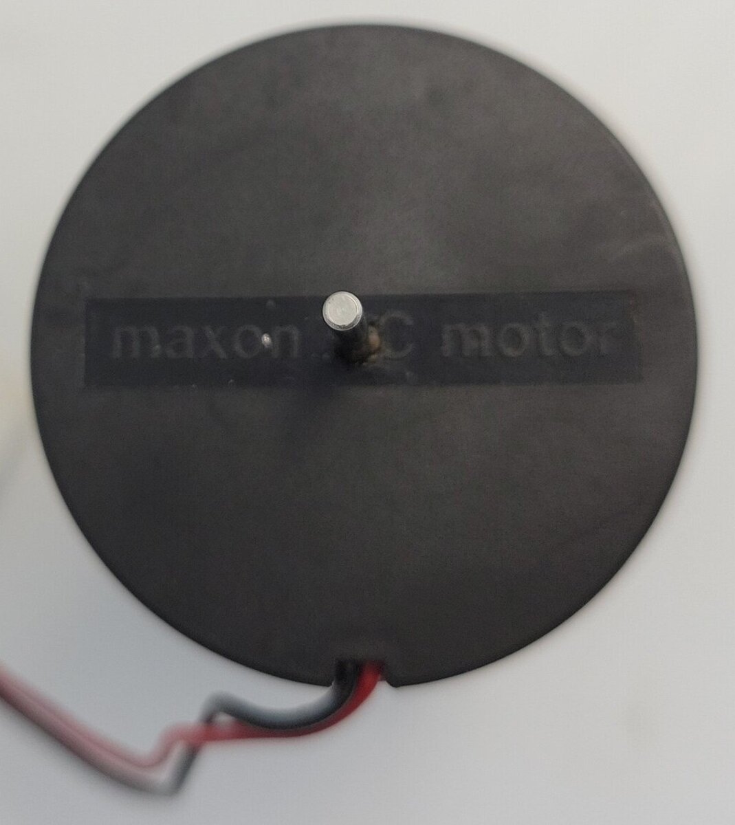 Maxon 410400380000231 18-Volt DC Motor with Offset Gearbox and Wires