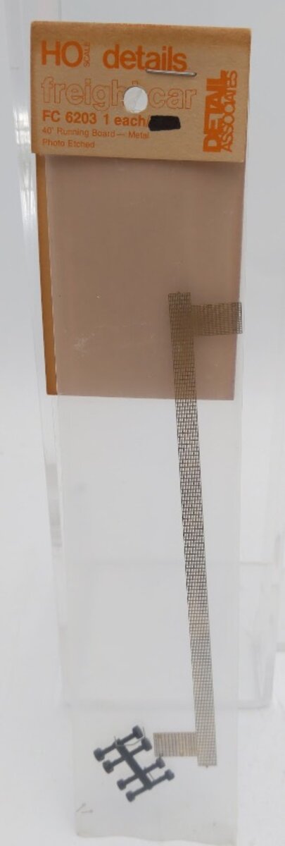 Detail Associates FC6203 HO Scale 40' Running Board Metal Photo Etched Kit