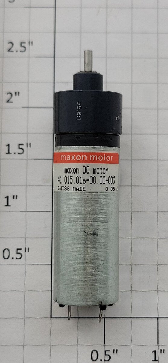 maxon 41.015.016-00.00-003 12-Volt DC Motor with 48mm x 15mm Gearbox
