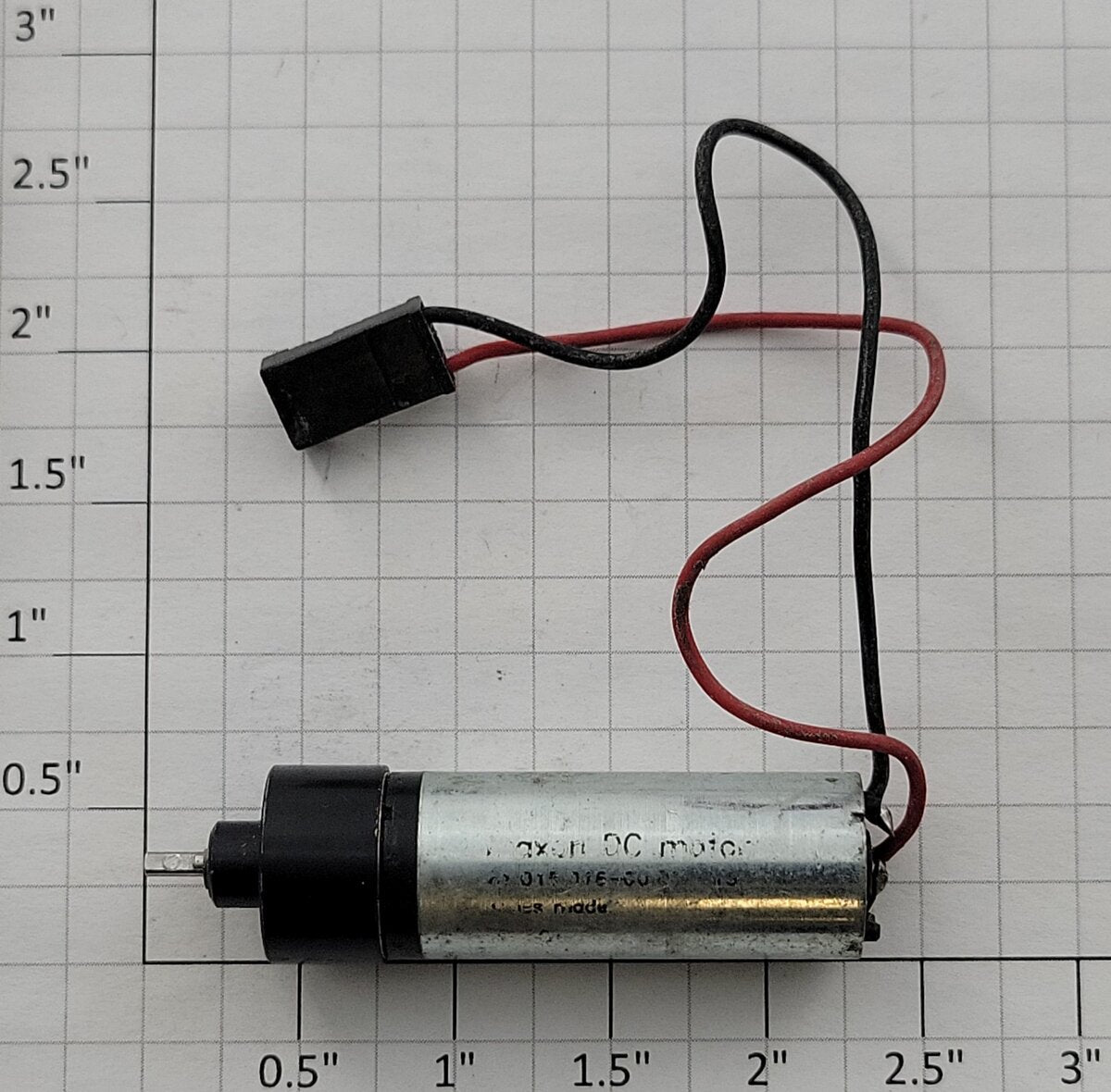 Maxon 41.015.016-00.00.015 12-Volt DC Can Motor with Gearbox and Wire