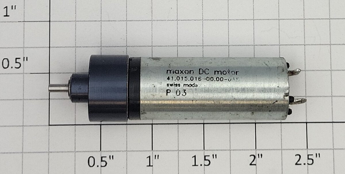 Maxon 41.015.016-00.00.015 12-Volt DC Can Motor with Gearbox without Wire