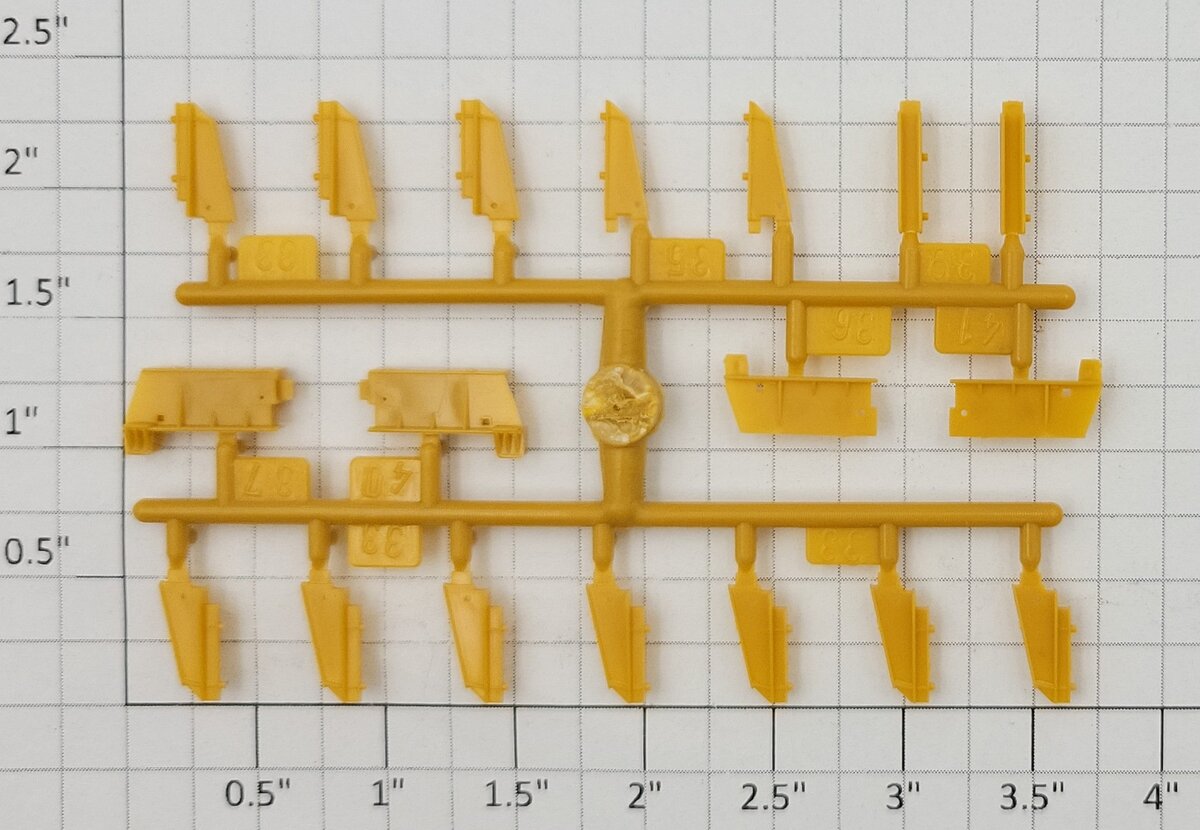 Athearn 28934 HO GP40-2 Yellow Trim Kit