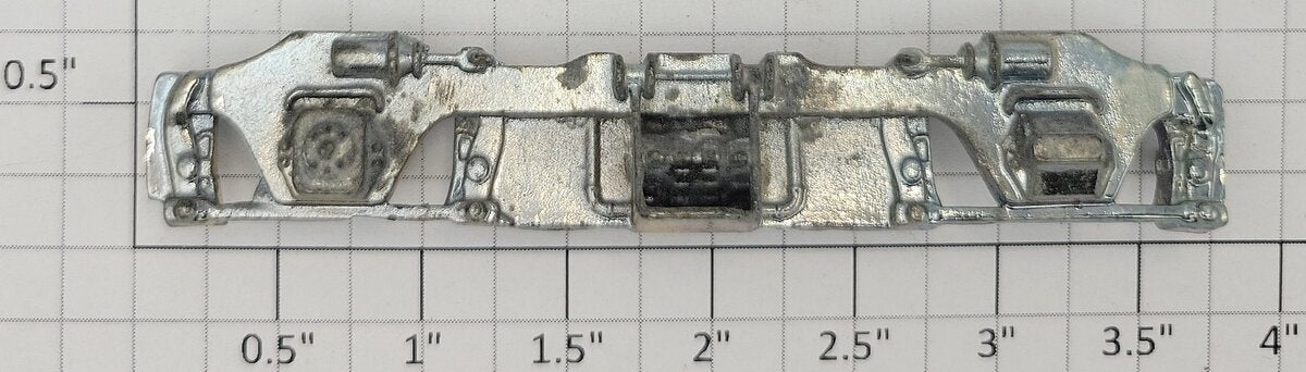 American Flyer PA11422 Silver Diecast Diesel Truck Side #370 Switcher, GP-7