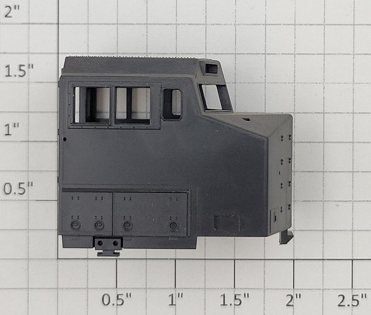 Athearn 49811 HO Black Diesel Locomotive Cab Shell