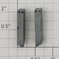 Athearn 95870 HO Scale Left and Right Freight Car Weight (Set of 2)