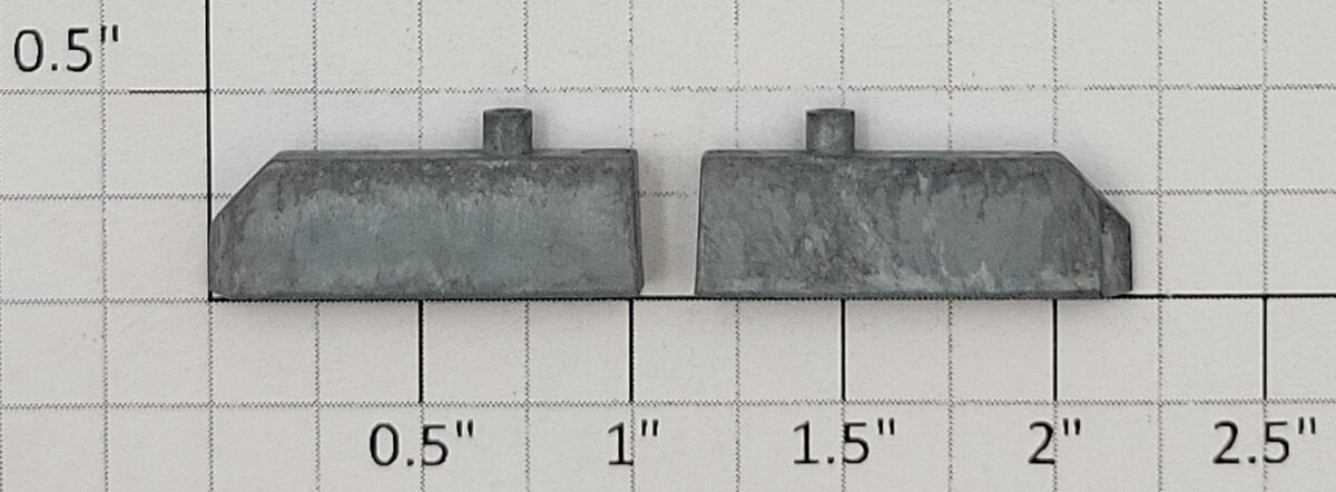 Athearn 95870 HO Scale Left and Right Freight Car Weight (Set of 2)