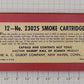American Flyer 23025 S Scale Red Capsule Smoke Cartridges Original Box (12)