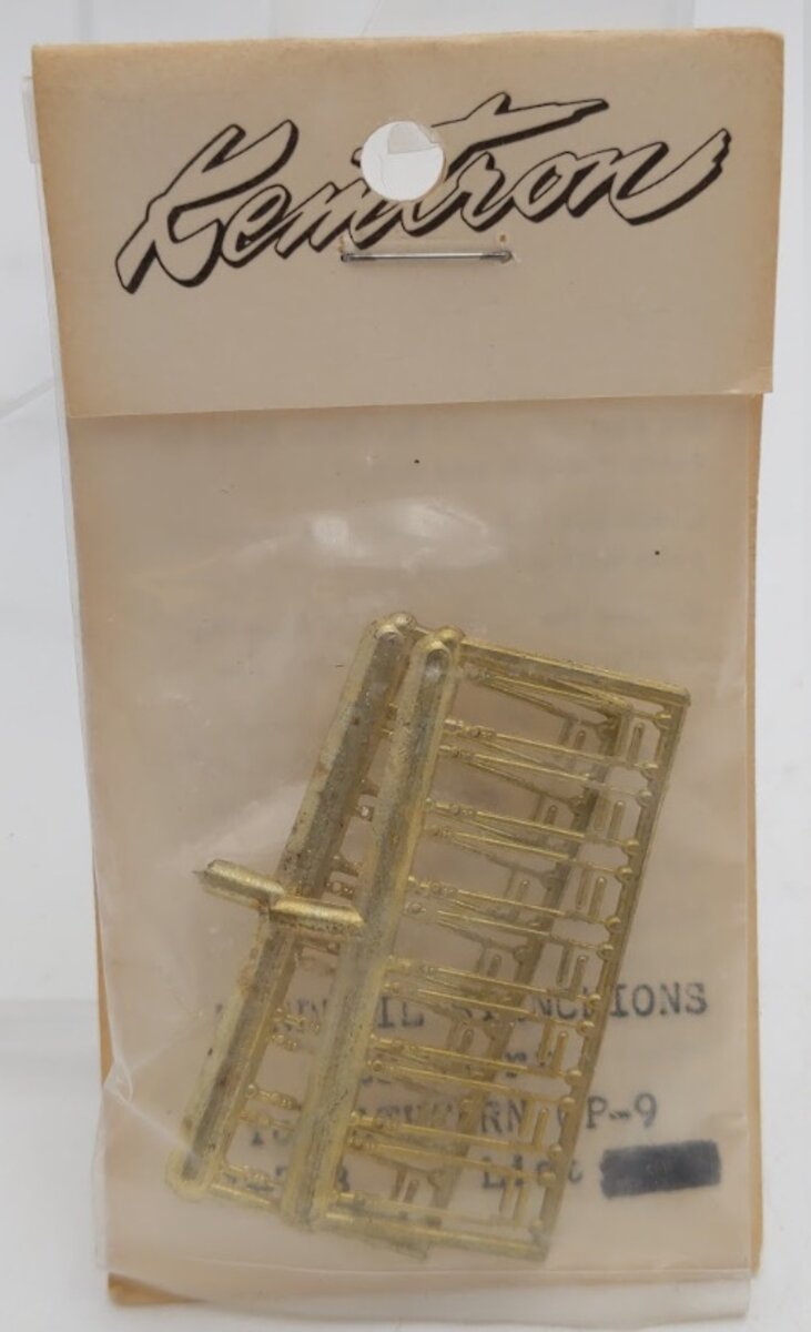 Kemtron X-788 HO Brass Handrail Stanchions For Athearn GP-9 Short (Pack of 28)