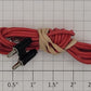 Bachmann 102 Early Ver. Red 2 Wire Male Plug Power Cable w/ Fork Terminals