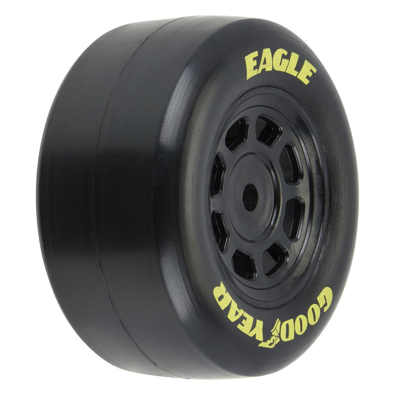 Pro-Line Racing 1025910 1:12 Goodyear Eagle Truck/Retro Tire F/R MTD Blk Wheels
