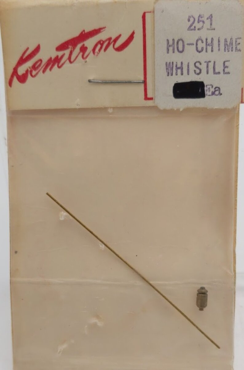 Kemtron 251 HO Scale Chime Whistle Brass Part