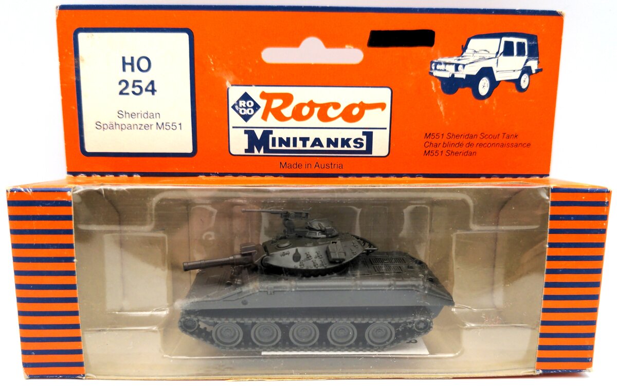 Roco 254 1:87 US Scout Sheridan M551 Tank