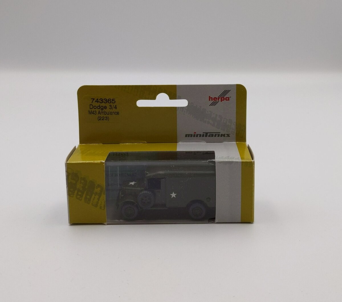 Herpa 743365 1:87 Dodge 3/4 M43 Ambulance Minitank