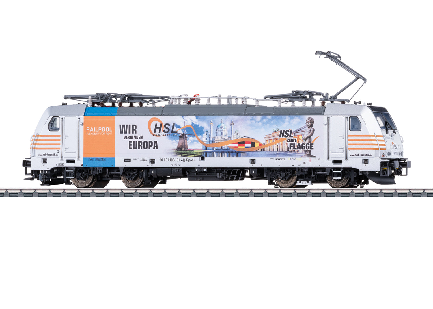 Marklin 38803 HO HSL - Wir verbinden Europa Class 186 Electric Locomotive