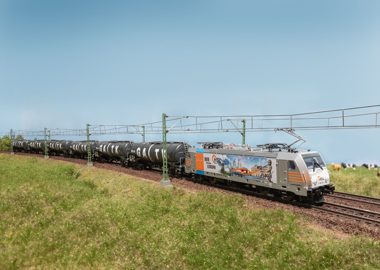 Marklin 38803 HO HSL - Wir verbinden Europa Class 186 Electric Locomotive