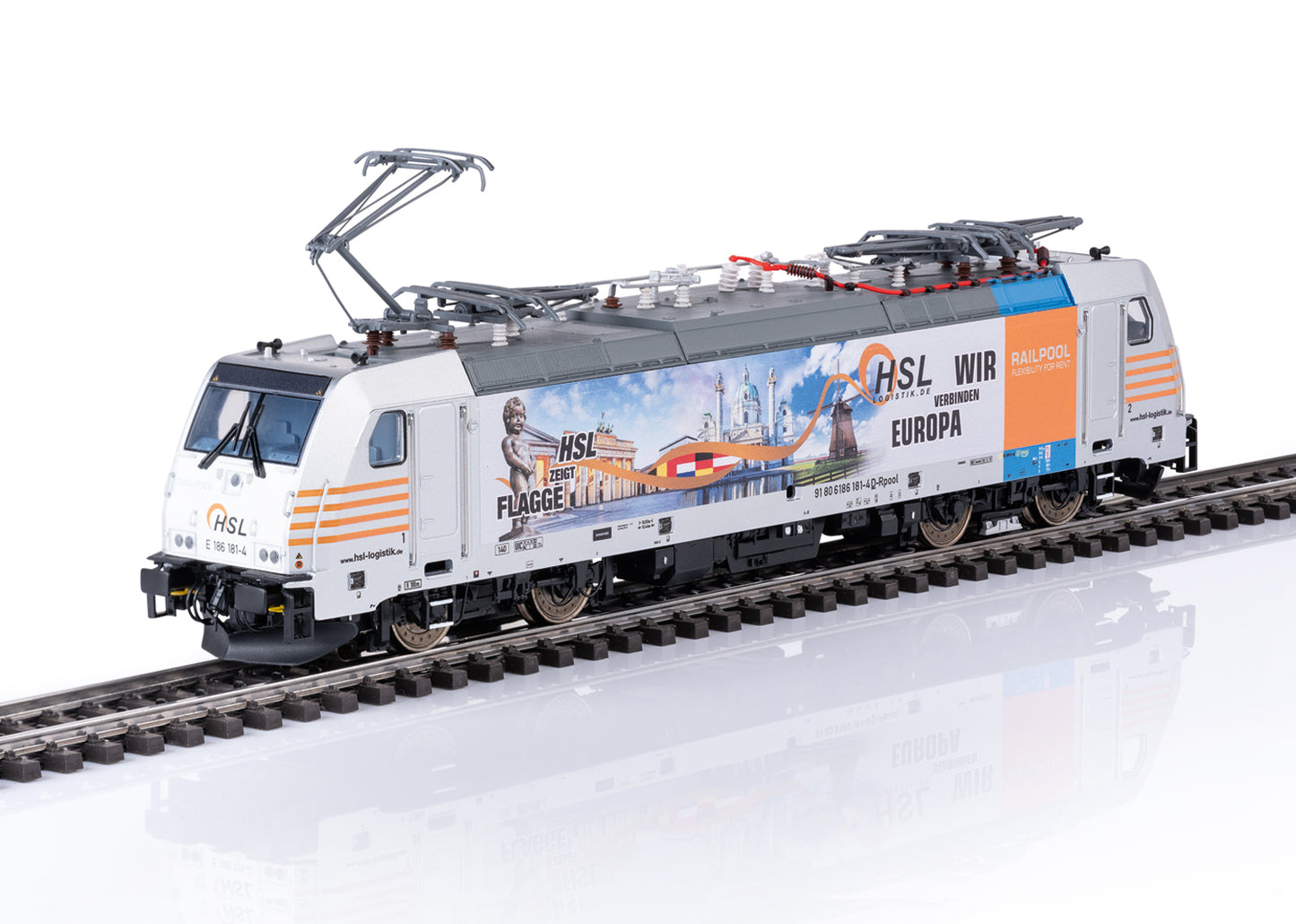 Marklin 38803 HO HSL - Wir verbinden Europa Class 186 Electric Locomotive