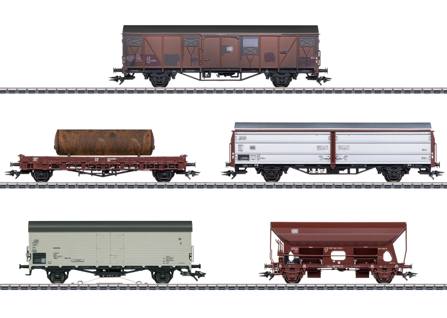 Marklin 47371 HO German Federal Railroad Class 193 Freight Car (Set of 5)