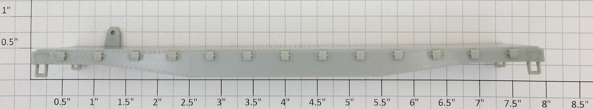 Athearn 14075 HO Unpainted Scale Flat Car Floor Frame