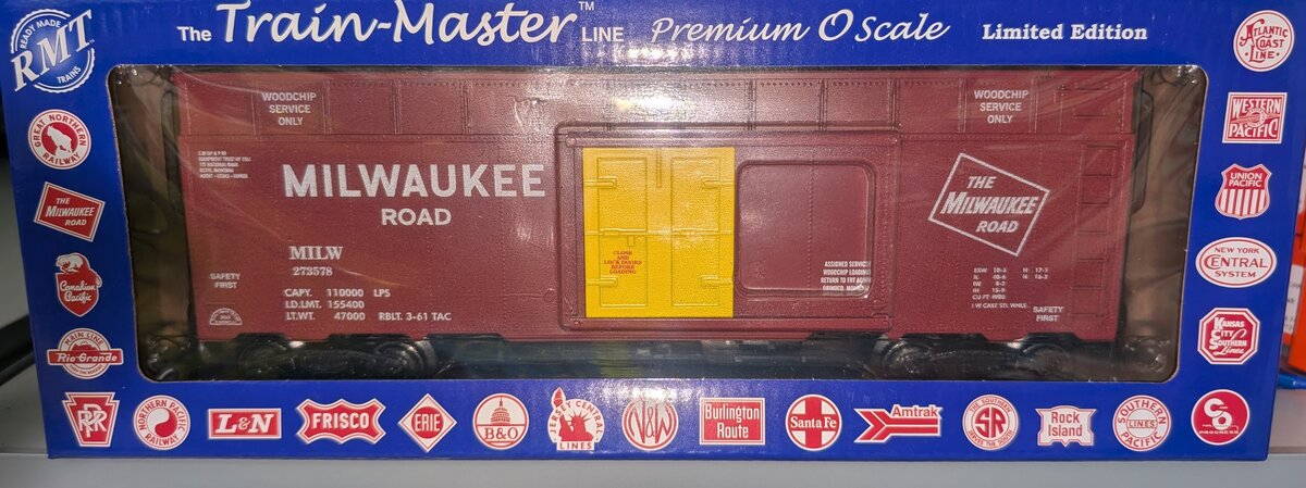 RMT 86416 O Milwaukee Road Woodchip Car