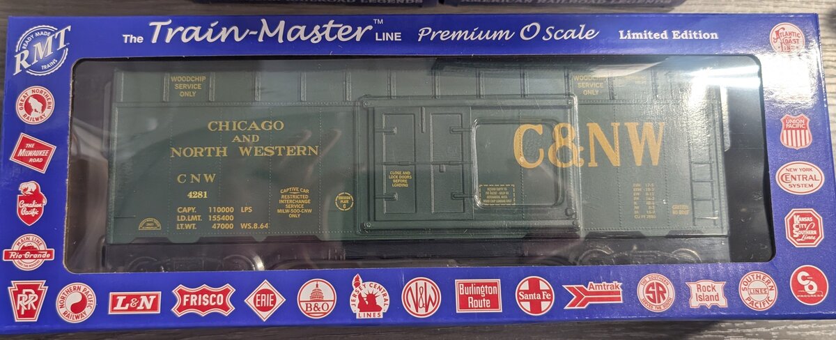 RMT 86441 O Chicago North Western Woodchip Car