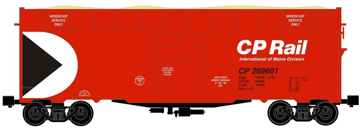 RMT 86455 O Candian Pacific Woodchip Car