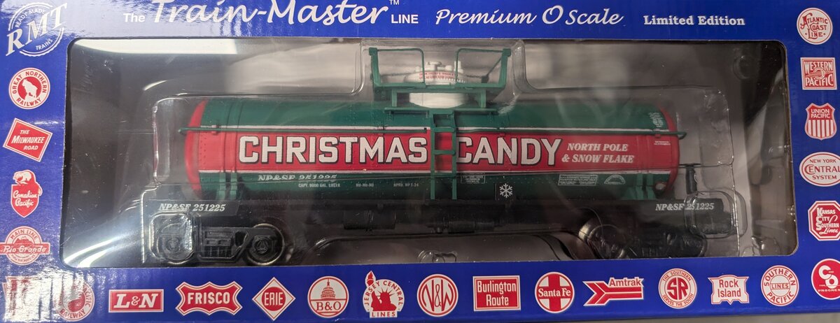 RMT 96850-4 O Christmas Candy Tank Car