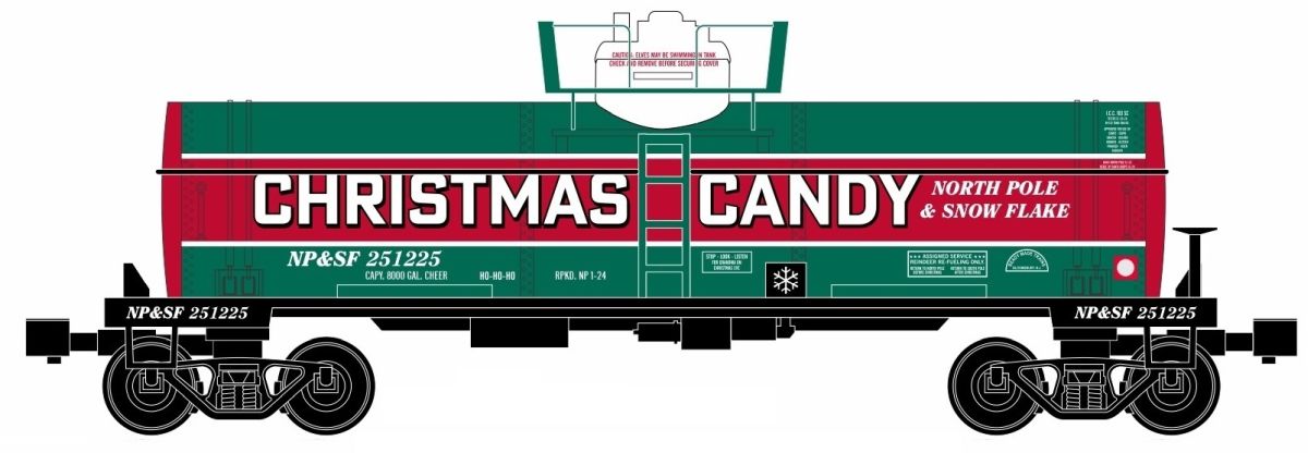RMT 96850-4 O Christmas Candy Tank Car