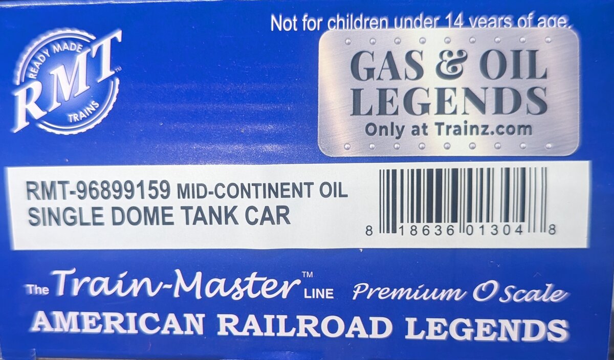 RMT 96899-159 O "Gas & Oil Legends" Mid-Continent Oil Tank Car