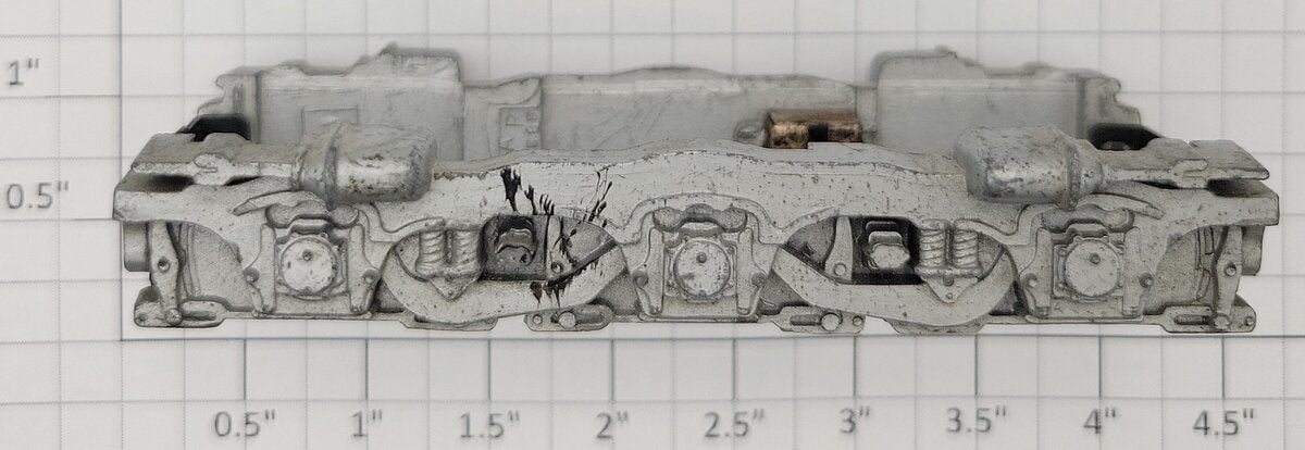American Flyer XA13A802 S Cast Silver Alco Truck Frame w/ Collector