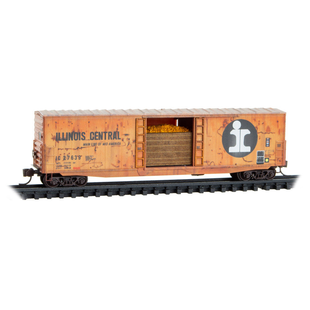 Micro-Trains 18044530 N Illinois Central Weathered 50' Standard Boxcar #27639