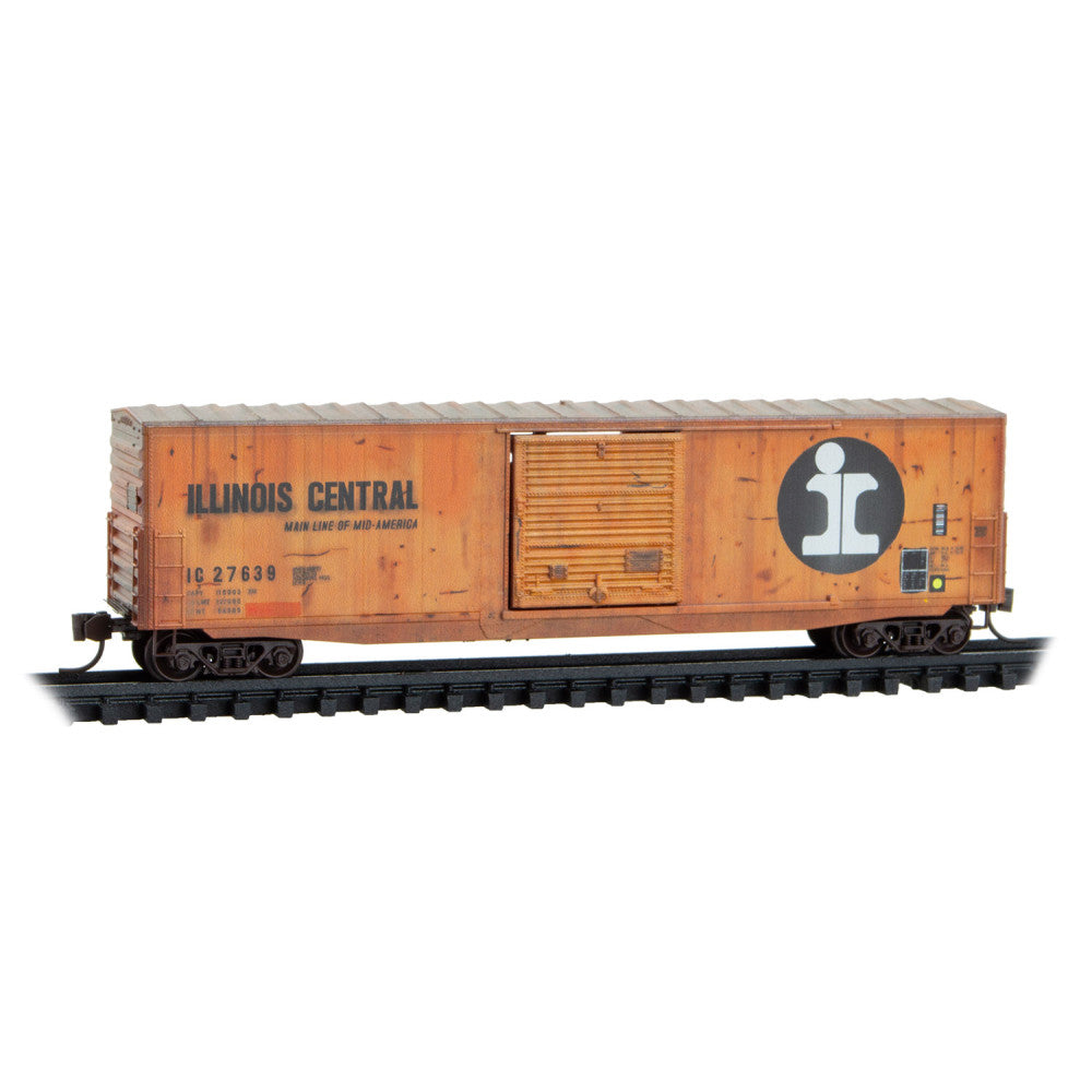 Micro-Trains 18044530 N Illinois Central Weathered 50' Standard Boxcar #27639