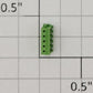 Digi-key 455-2292-ND Green 5-Position Receptacle Female Connector