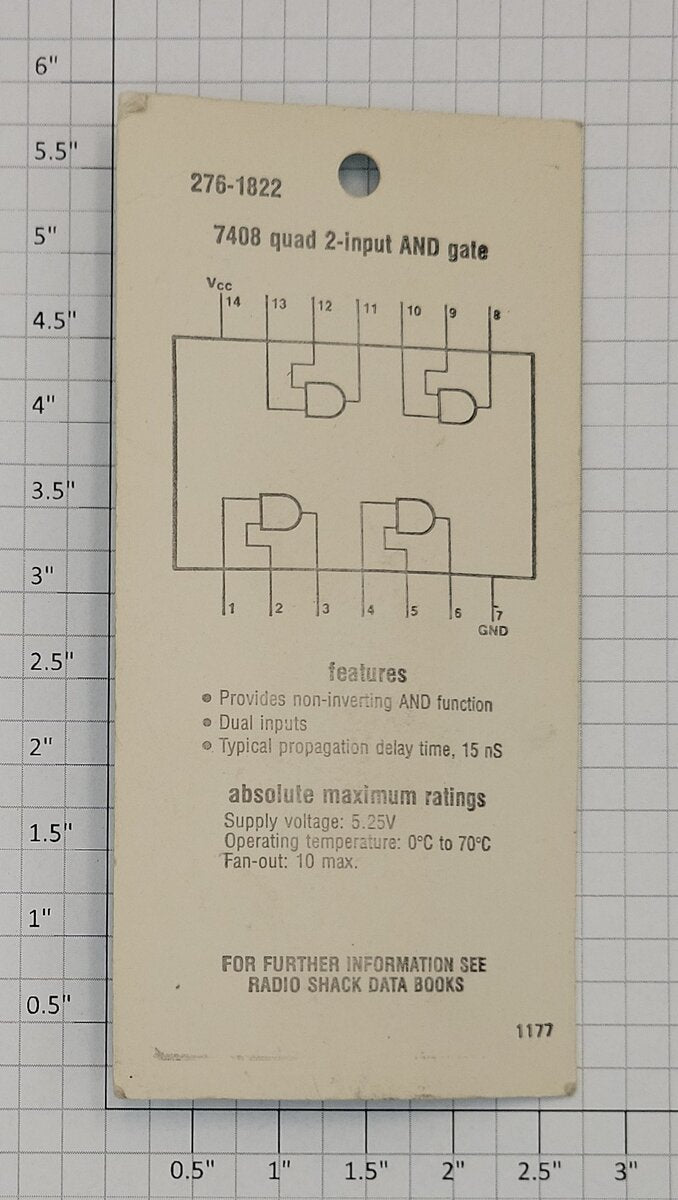 Archer 276-1822 Quad 2-Input and Gate