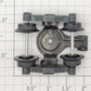 American Flyer XA12A050B Metal Truck Frame with Plastic Wheels