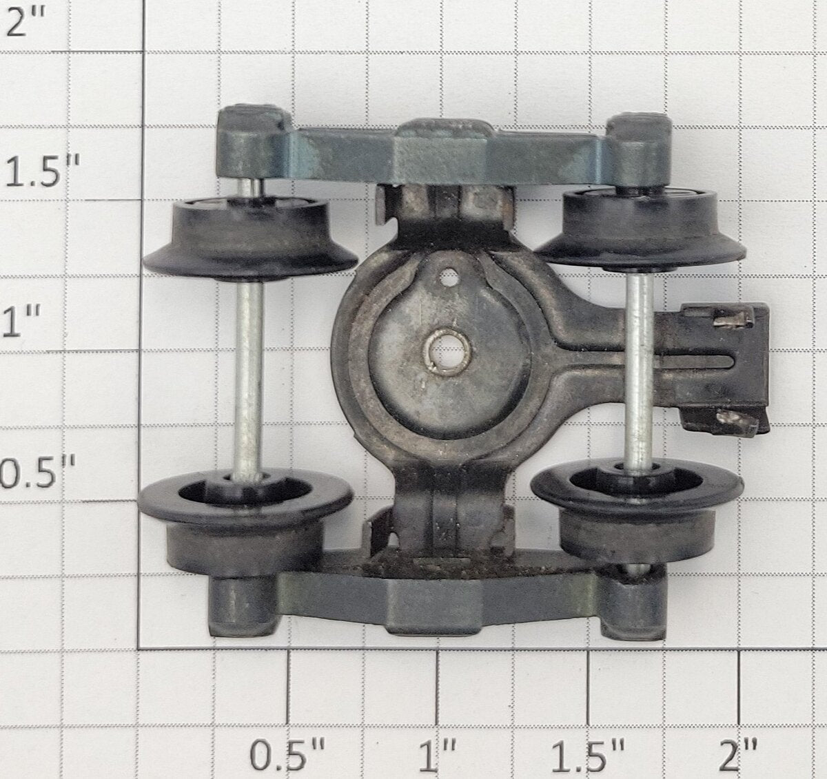 American Flyer XA12A050B Metal Truck Frame with Plastic Wheels