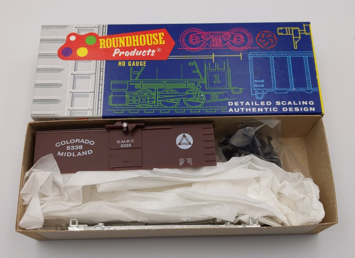 Roundhouse 3293 HO Colorado Midland 36' Boxcar Kit