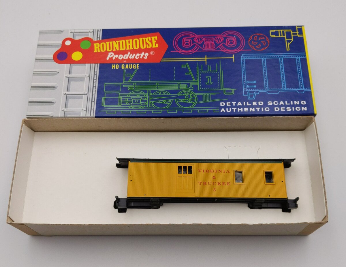 Roundhouse 3435 HO Virginia & Truckee Transfer Caboose Kit