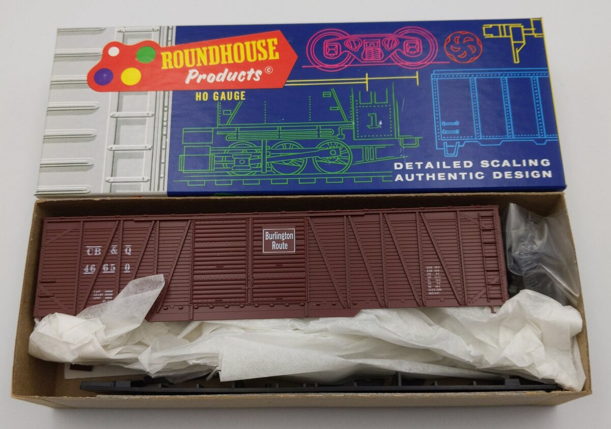 Roundhouse 7868 HO 50' Single Sheath Boxcar Kit #46650