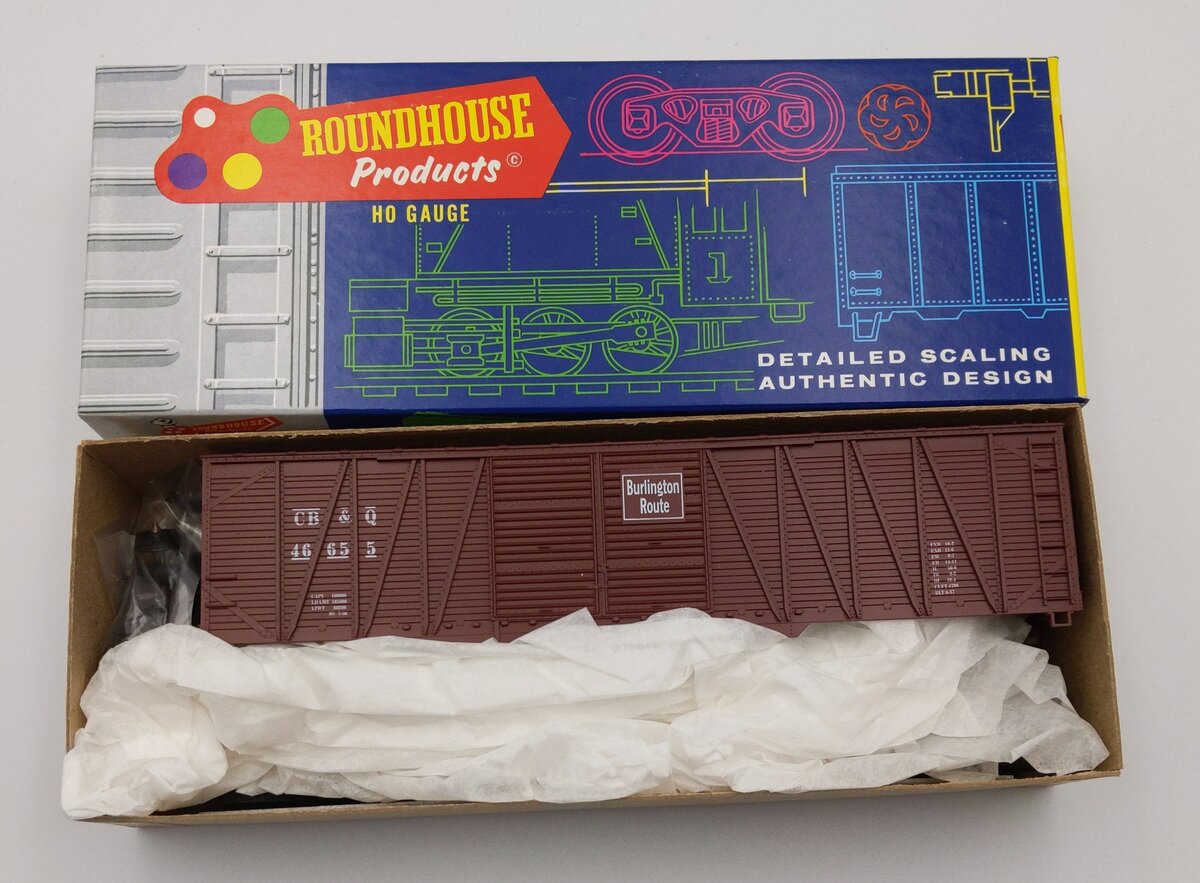 Roundhouse 7868 HO 50' Single Sheath Boxcar Kit #46655