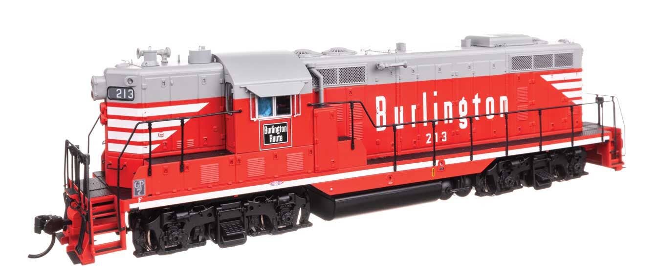 Walthers 920-42420 HO Burlington EMD GP7 Diesel Locomotive w/ Sound & DCC #213
