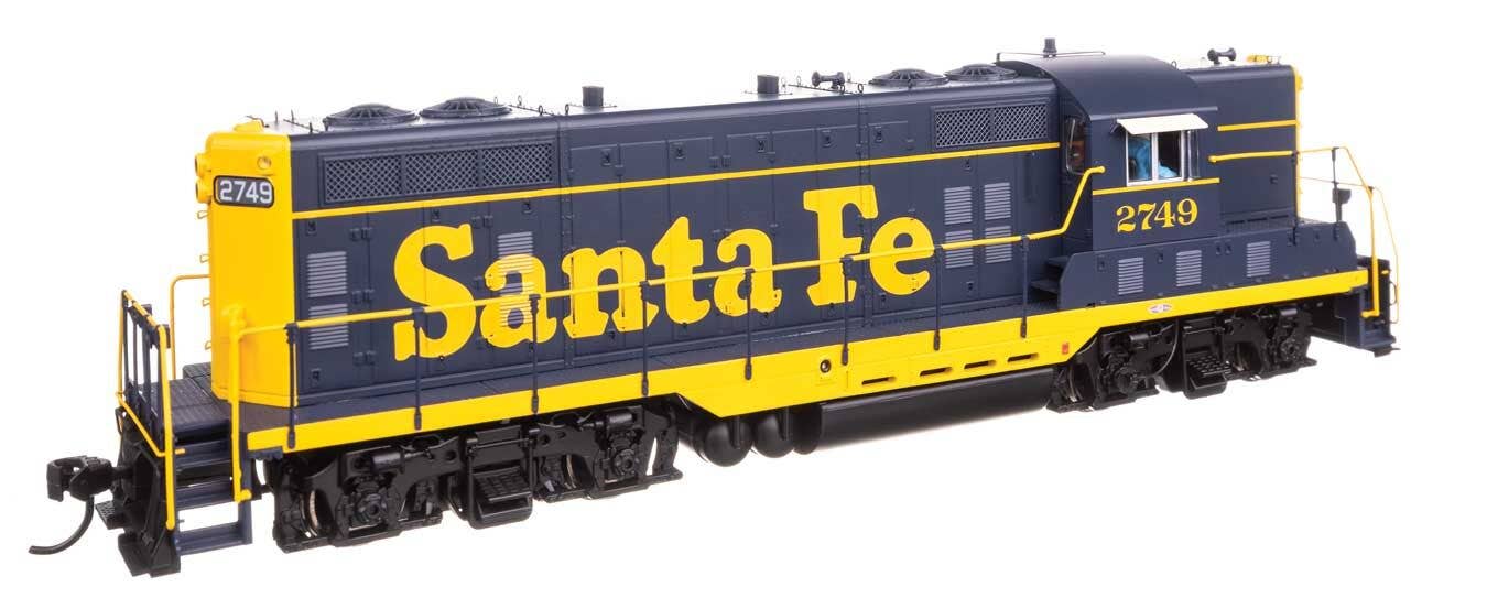 Walthers 920-42415 HO SF EMD GP7 Diesel Locomotive with Sound and DCC #2749